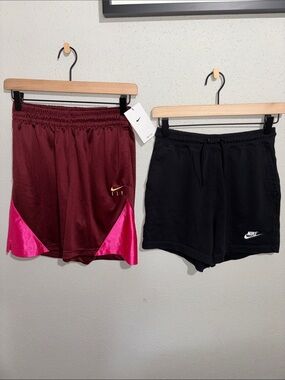Nike -Women’s shorts bundle - iSoFly Basketball & club fleece mid-rise (x-small)